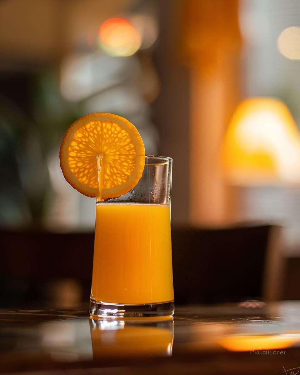 Ingredients Needed to Make the Orange Tea Shot