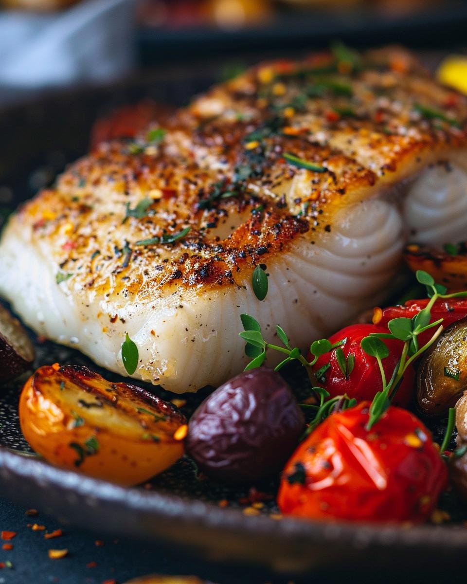 The Ingredients Needed to Make Ruth's Chris Chilean Sea Bass Ingredients for Ruth's Chris Chilean sea bass recipe displayed on a kitchen counter.