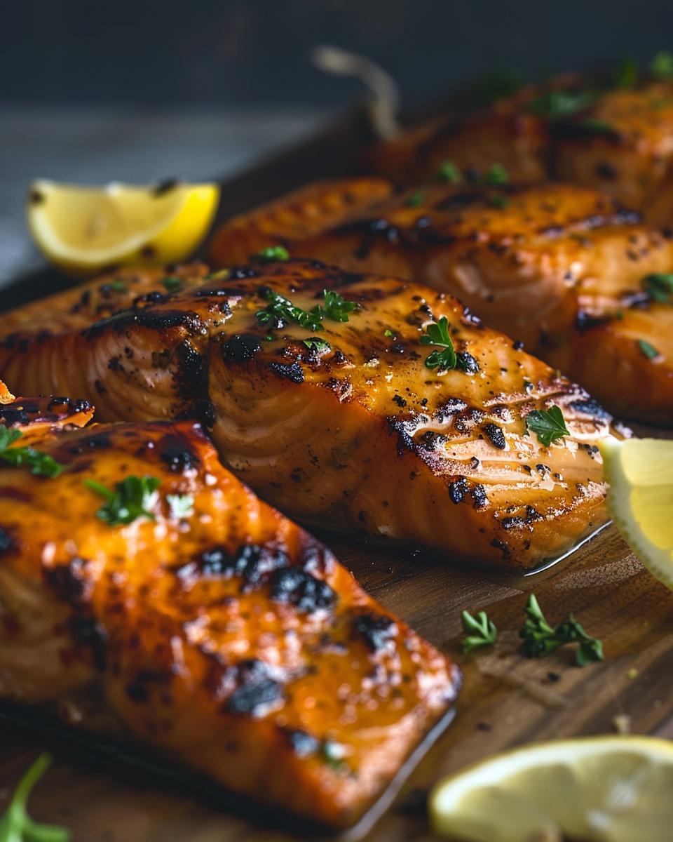 The Ingredients Needed to Make Texas Roadhouse Salmon Ingredients for Texas Roadhouse Salmon recipe: fresh salmon, lemon, garlic, herbs, and butter.