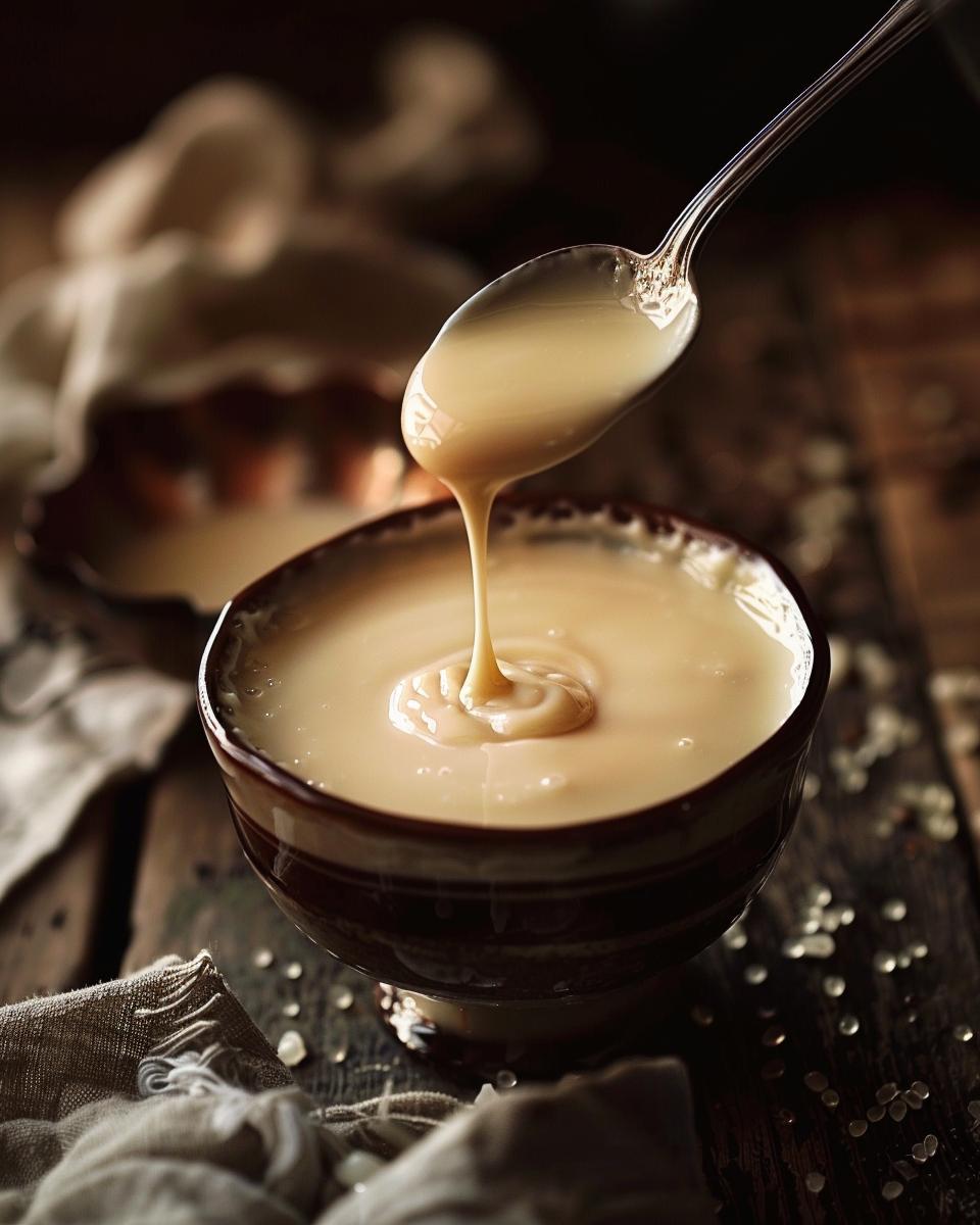 Ingredients Needed to Make Condensed Milk Ingredients needed for a homemade condensed milk recipe, including sugar, milk, and more.