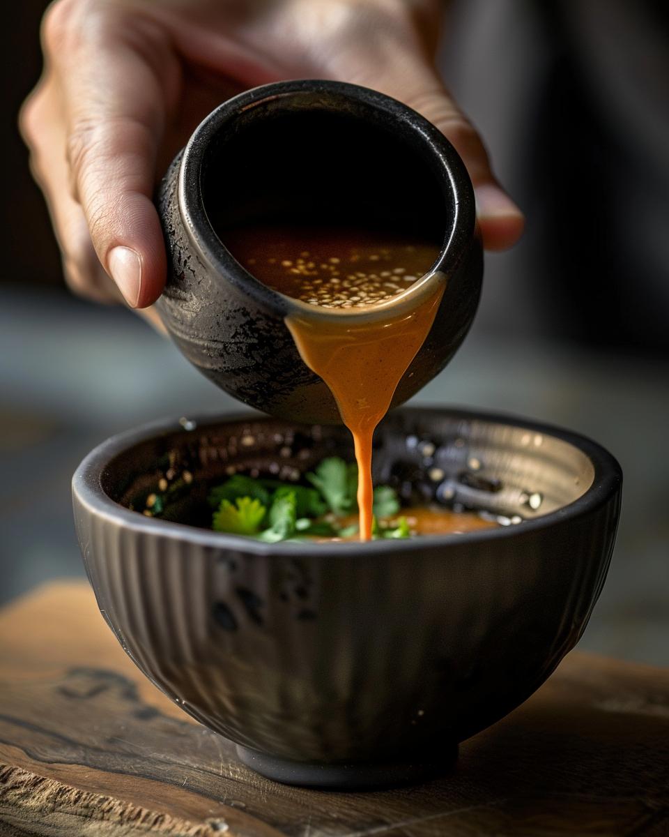 Serving and Storing Ideas and Tips Vietnamese peanut sauce recipe served with fresh vegetables, great storing tips included.