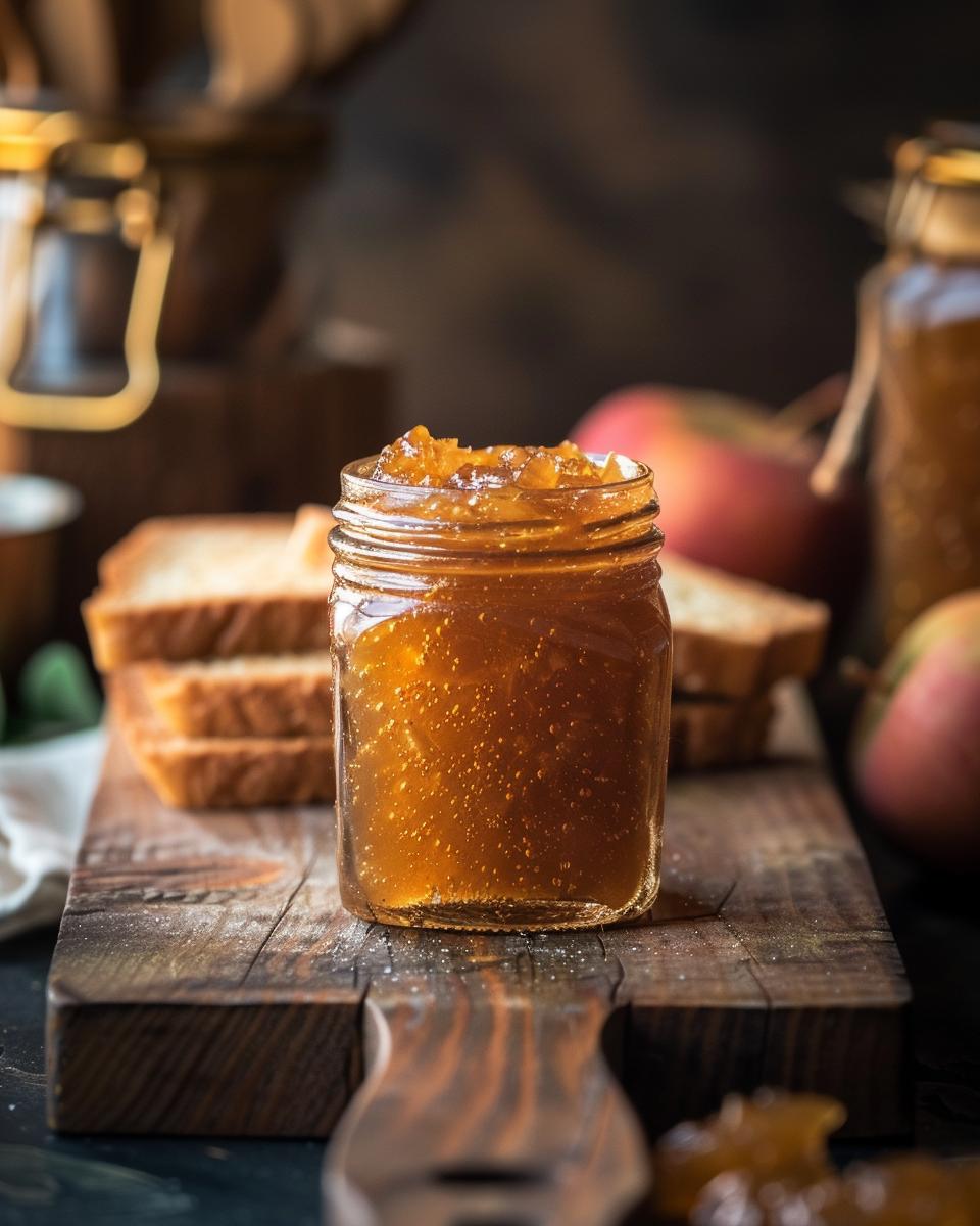 Step-by-Step Guide on How to Make Apple Jam Step-by-step guide showcasing apple jam recipe with fresh apples and ingredients.