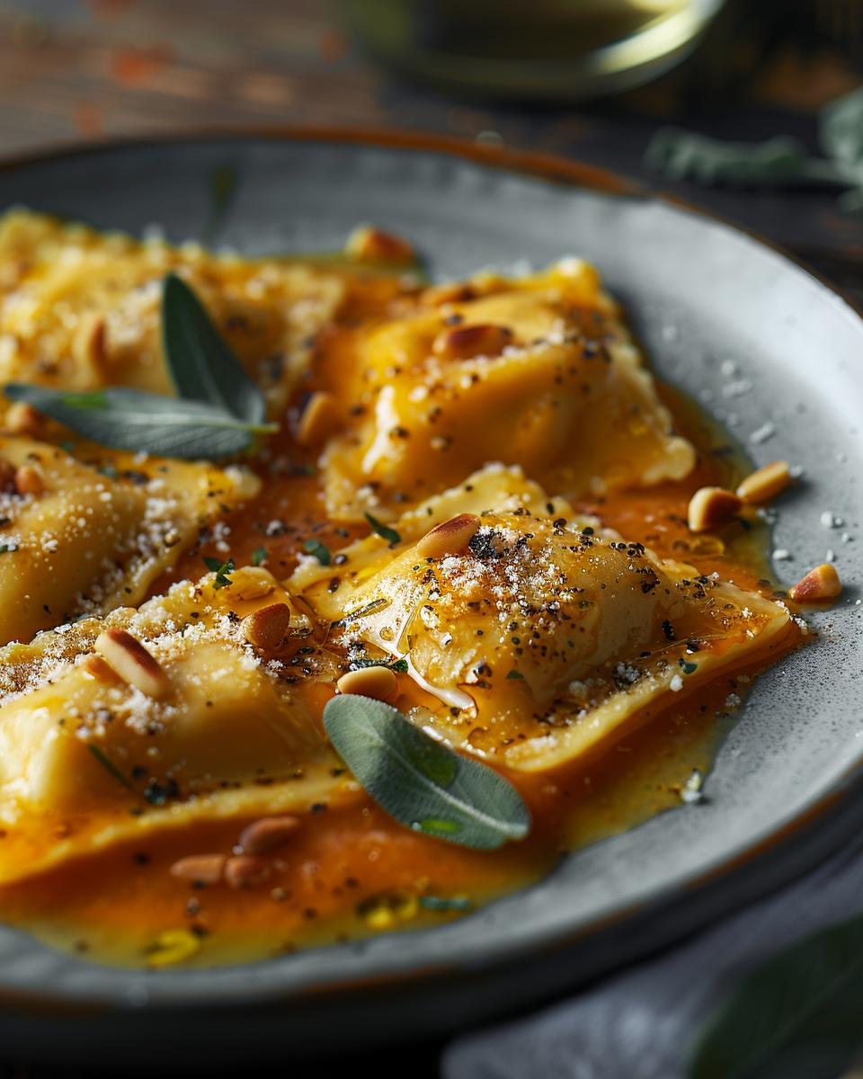 Step-by-Step Guide on How to Make Butternut Squash Ravioli Step-by-step guide on butternut squash ravioli recipe preparation with ingredients and cooking instructions.