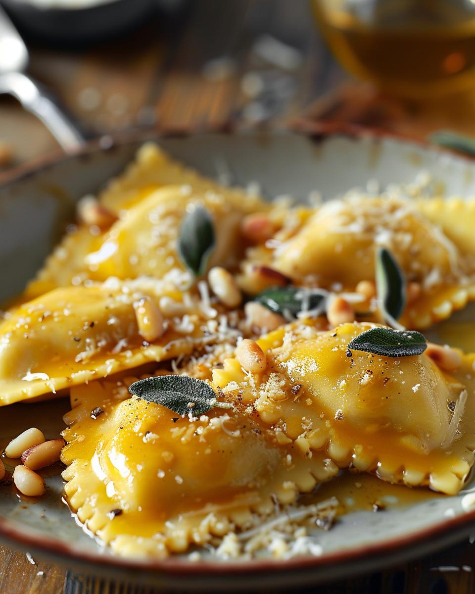 The Ingredients Needed to Make Butternut Squash Ravioli