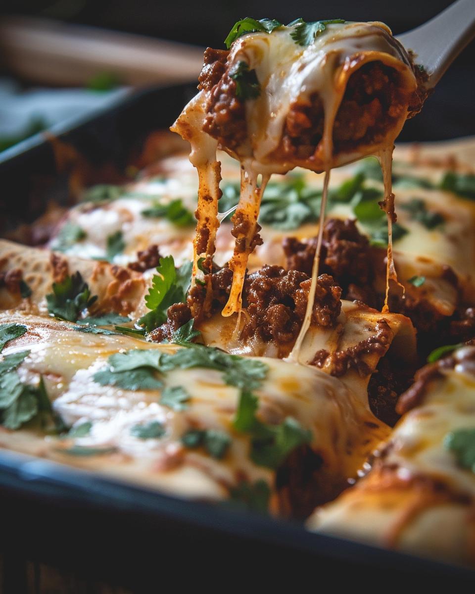 The Ingredients Needed to Make Ground Beef Enchiladas