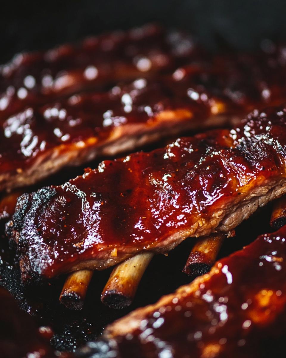 Ingredients Needed to Make Air Fryer Ribs Ingredients needed for a delicious air fryer ribs recipe on a kitchen counter.