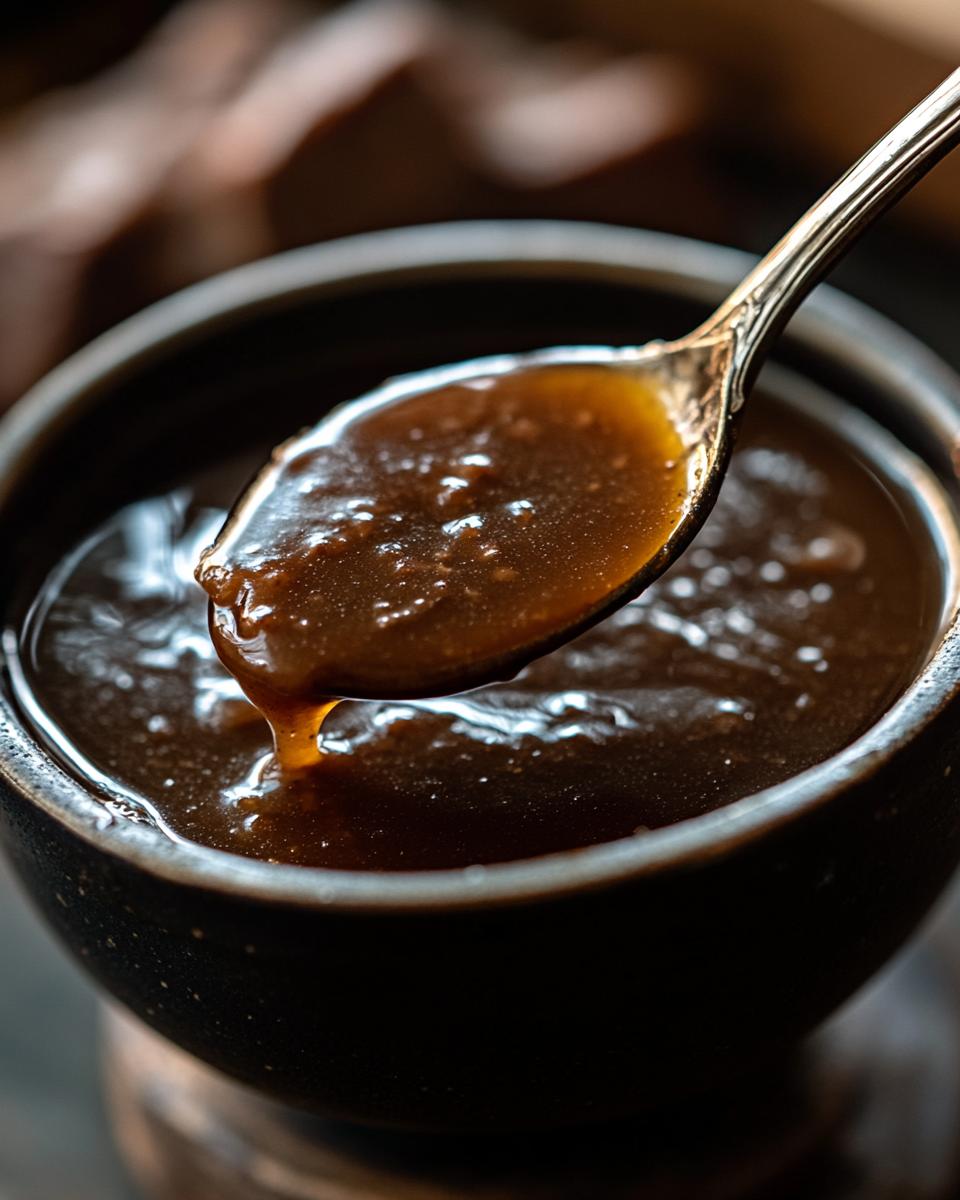 Ingredients Needed to Make Brown Sauce Ingredients needed to make brown sauce recipe displayed on a wooden kitchen counter.