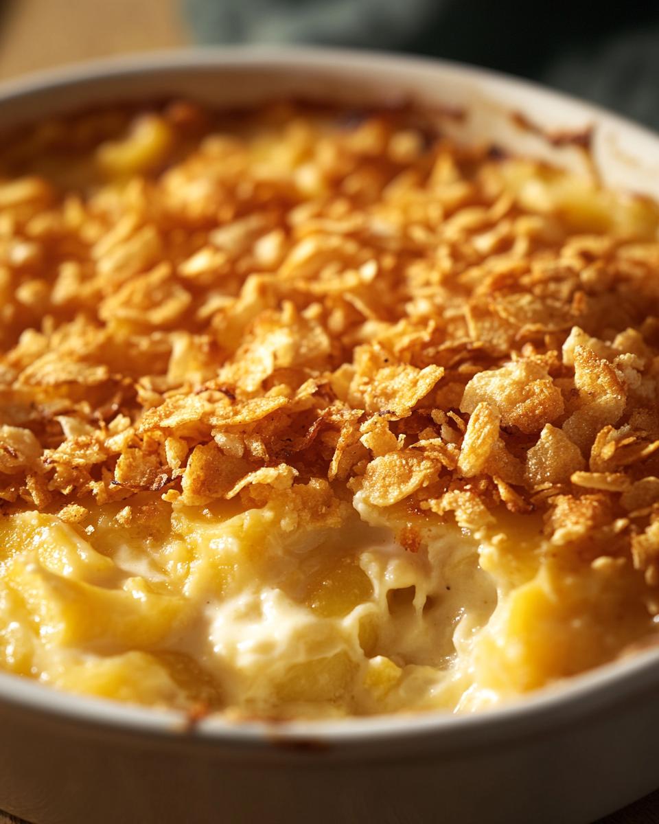 Step-by-Step Guide on How to Make Funeral Potatoes Step-by-step guide on making funeral potatoes recipe easy with cheese and hash browns.