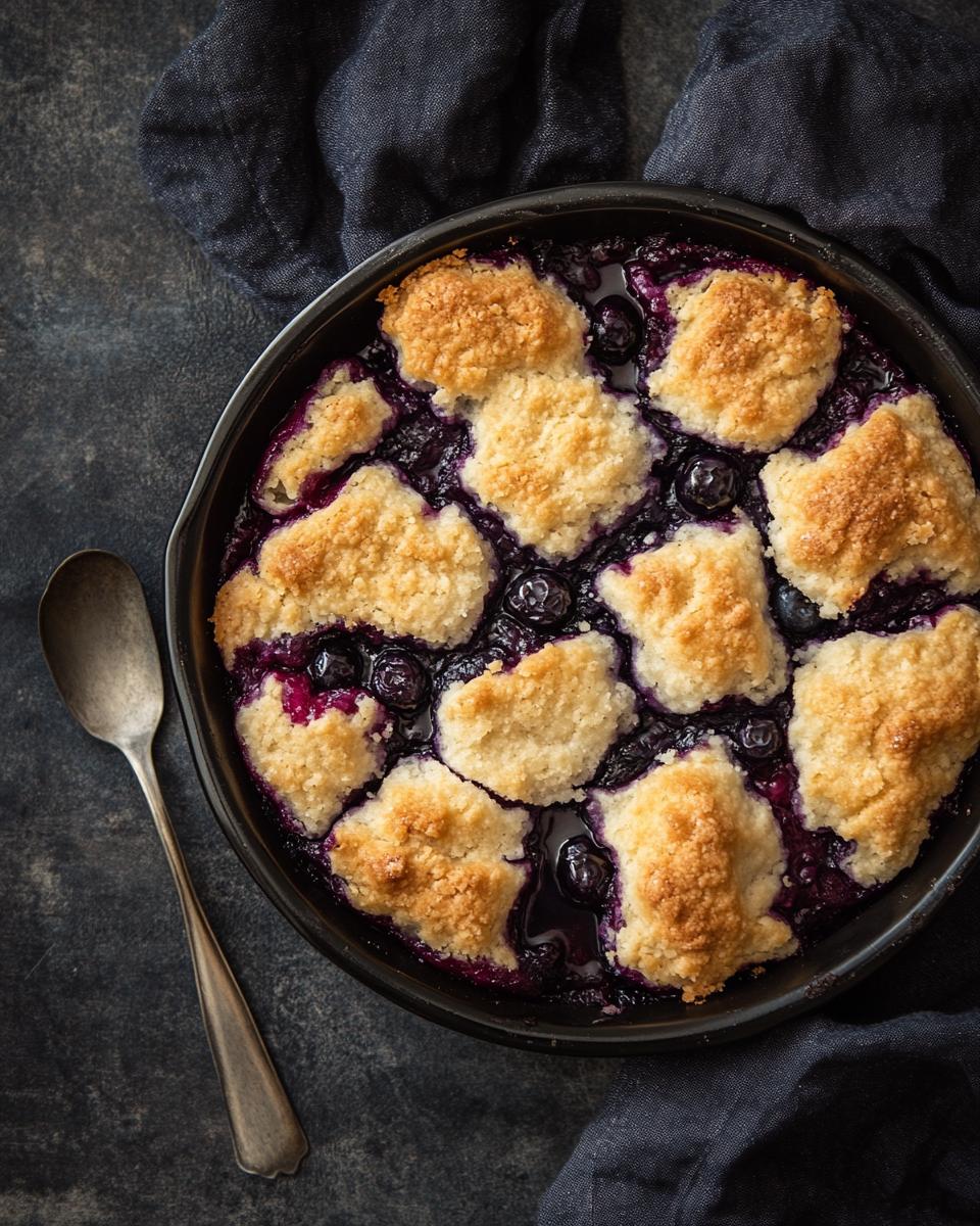 The Ingredients Needed to Make Blueberry Cobbler Ingredients for blueberry cobbler recipe easy: fresh blueberries, sugar, flour, milk, and butter.