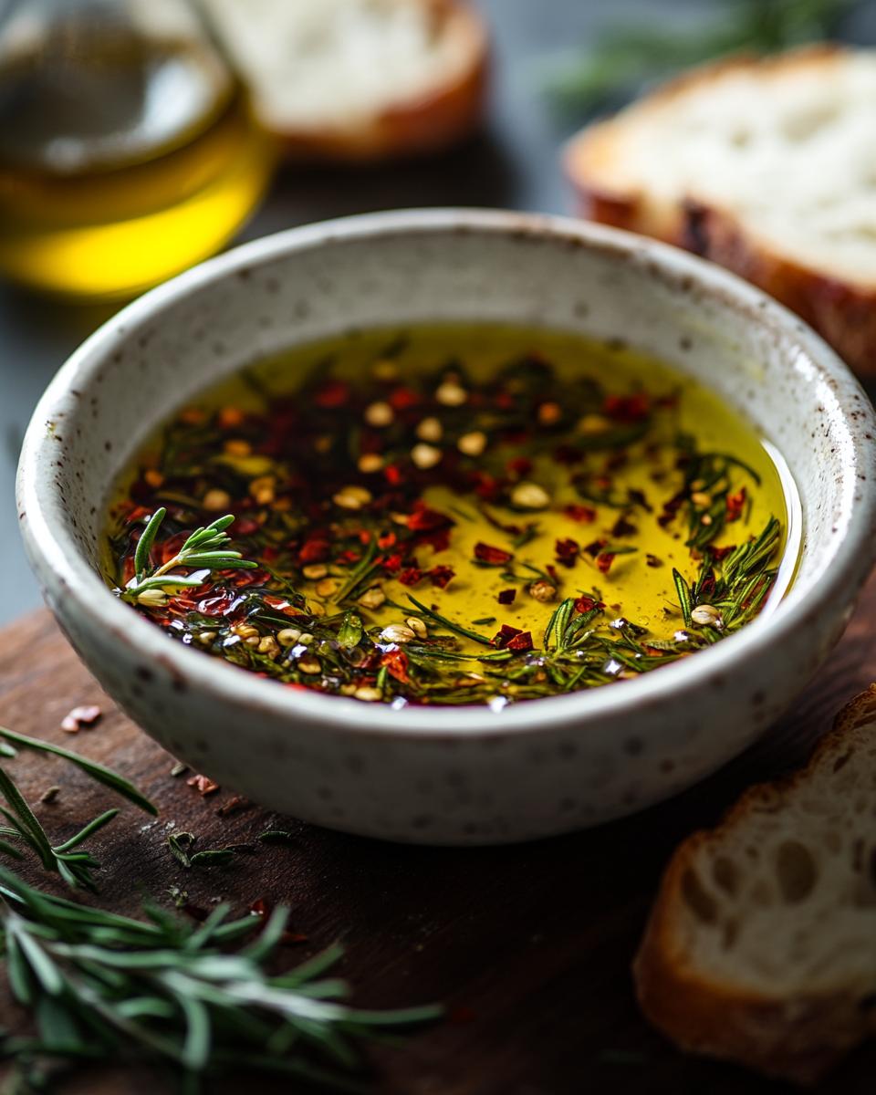 The Ingredients Needed to Make Bread Dipping Oil