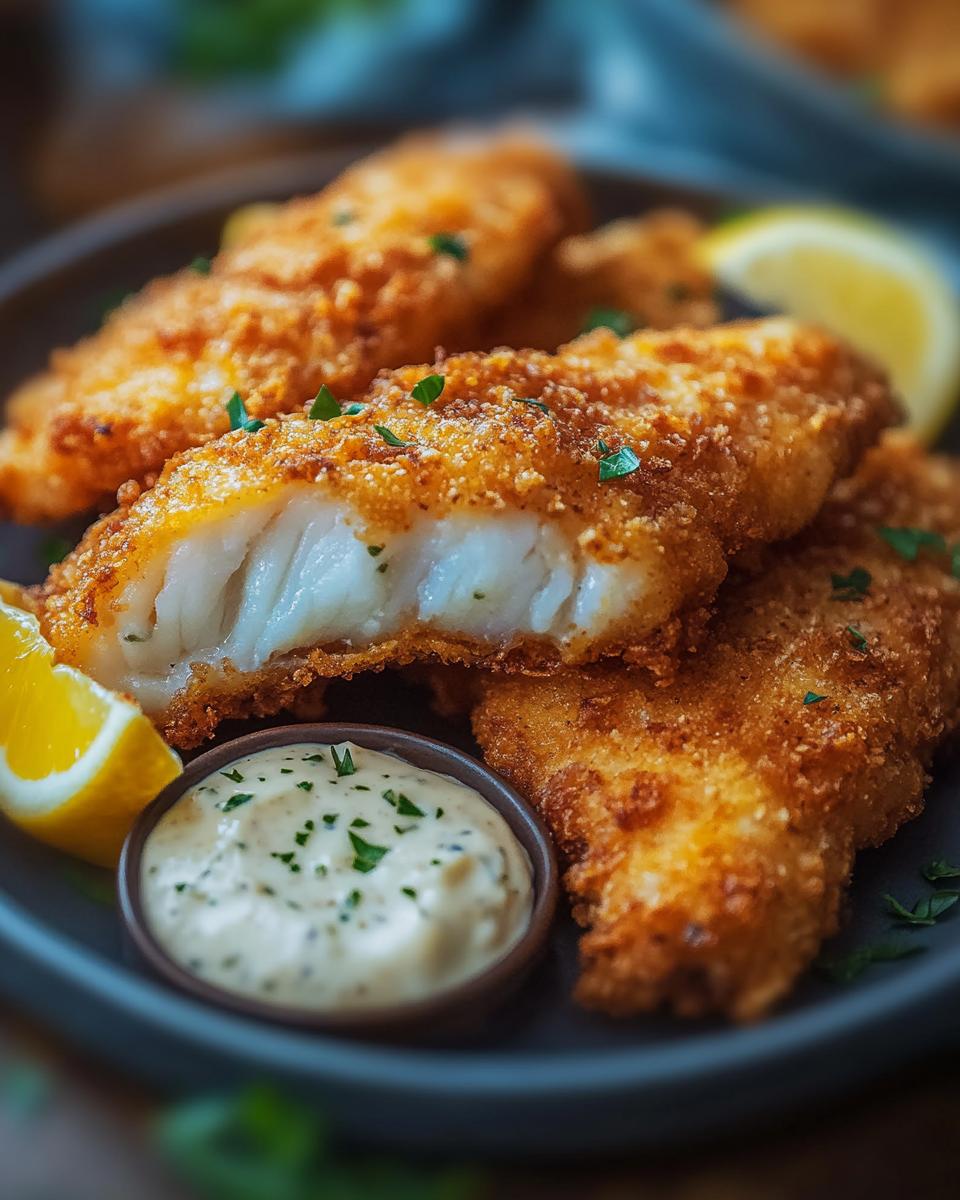 The Ingredients Needed to Make Fried Cod Ingredients for a delicious homemade fried cod recipe include fresh cod and seasoning.