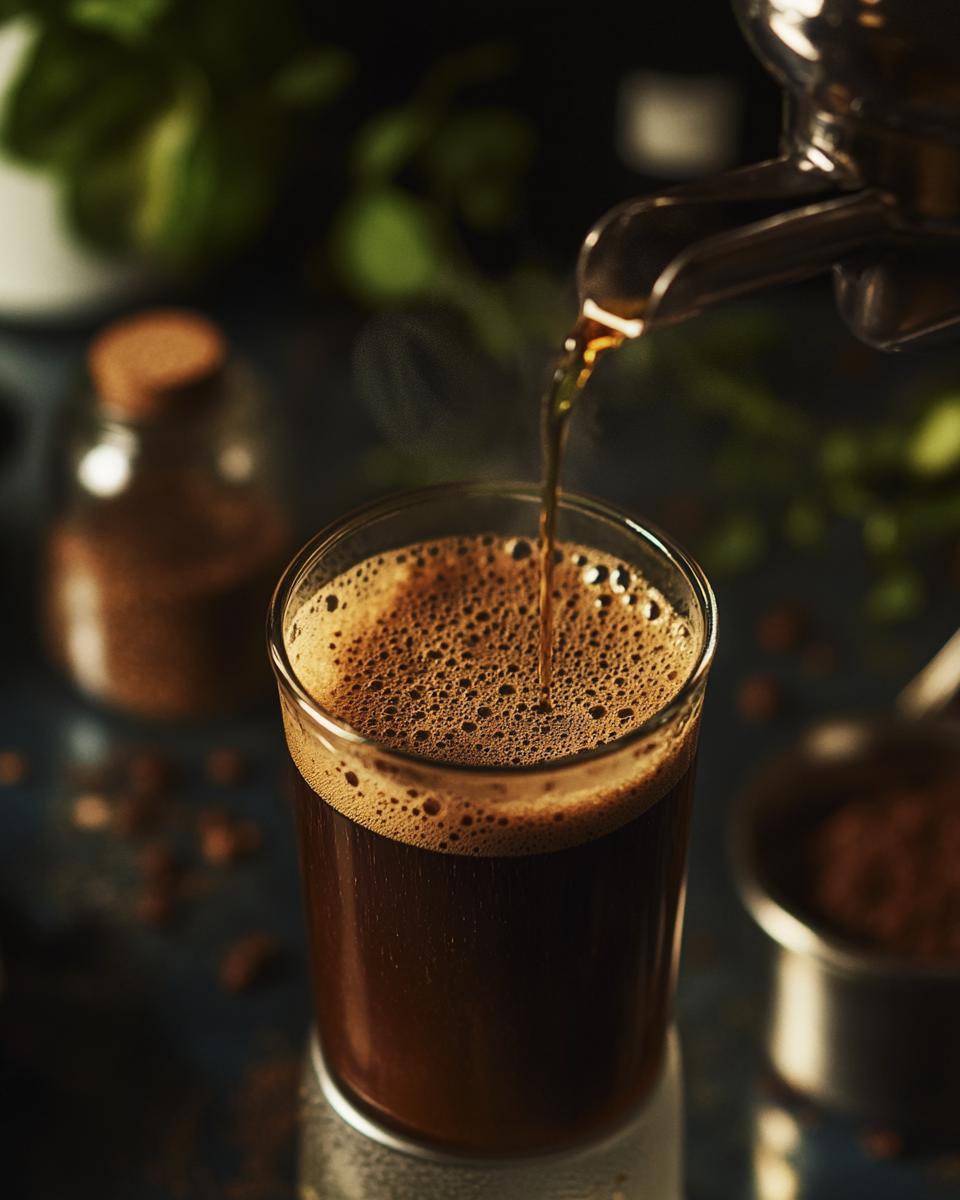 The Ingredients Needed to Make James Hoffmann's AeroPress Recipe Ingredients needed for James Hoffmann AeroPress recipe displayed on a kitchen countertop.