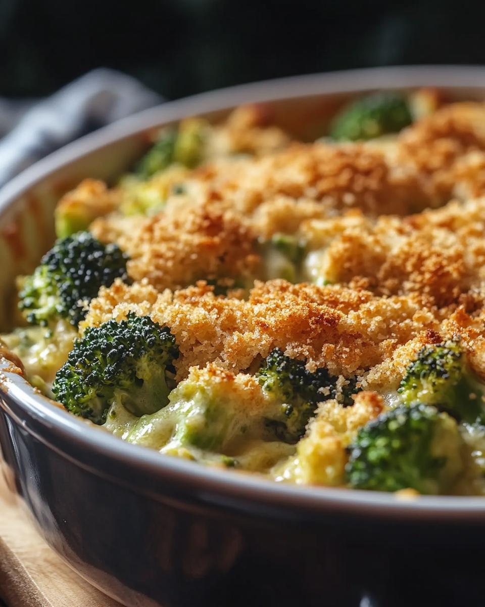 Step-by-Step Guide on How to Make Broccoli Casserole Step-by-step recipe for broccoli casserole with fresh ingredients and baked cheese topping.