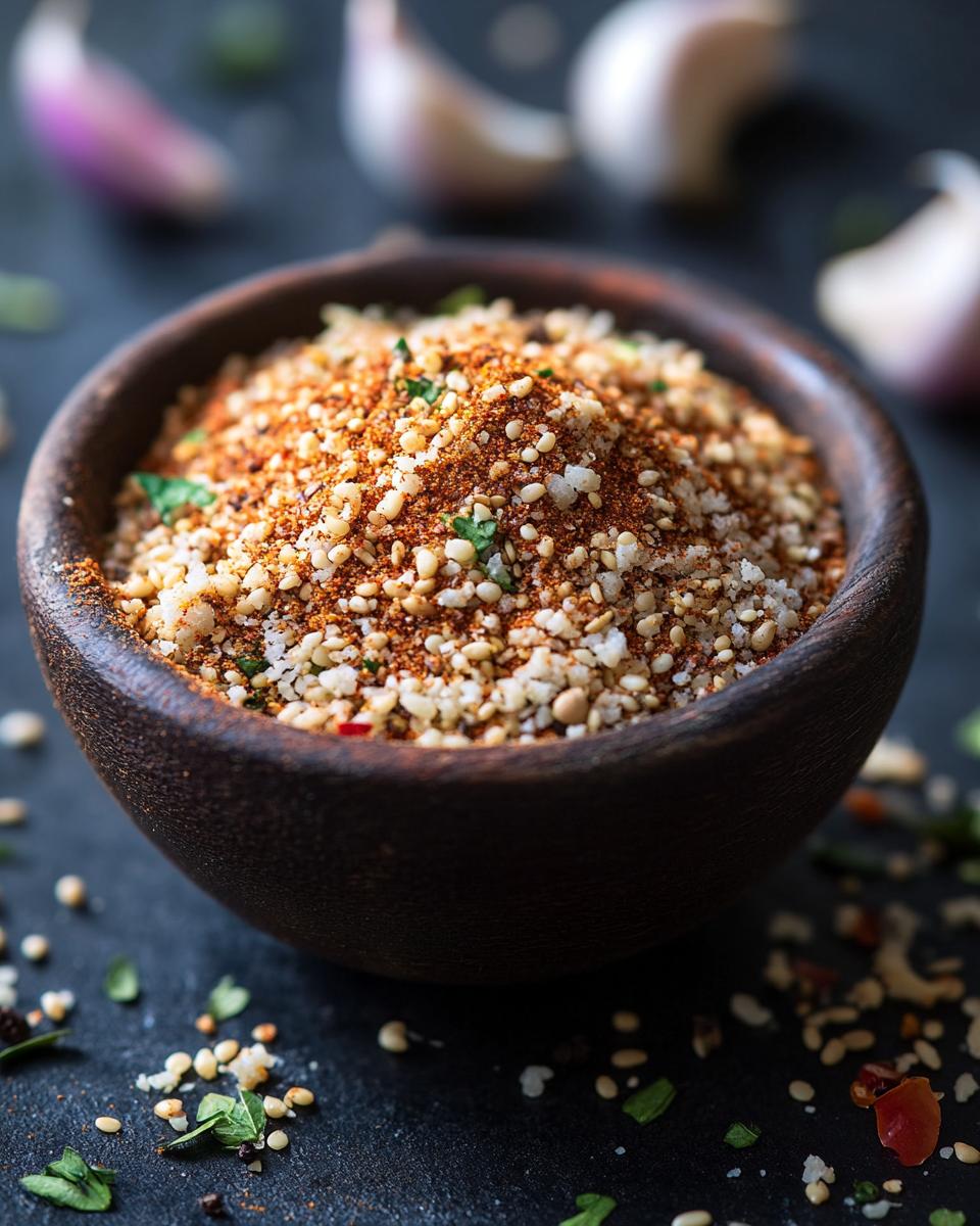 Step-by-Step Guide on How to Make Salad Supreme Seasoning Step-by-step guide on creating homemade salad supreme seasoning recipe with vibrant spices.