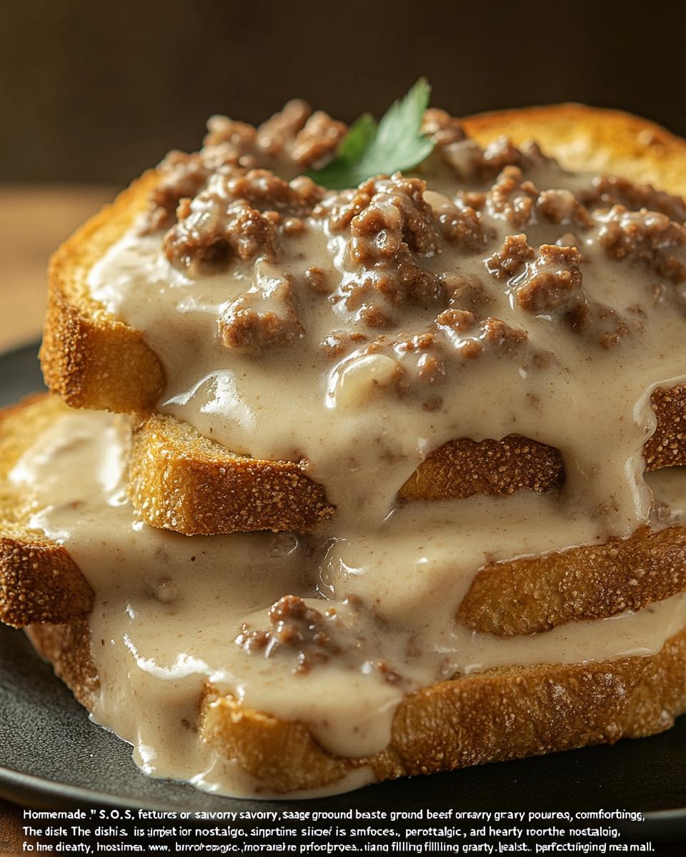 The Ingredients Needed to Make Shit on a Shingle Ingredients for shit on a shingle recipe displayed on a kitchen counter.